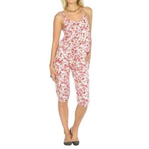 Lagaci Sport Sleeveless Floral Romper – M - NWOT